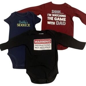 The Children’s Place Garanimals Carters Baby Boy 3-6m Onesies Long Short Sleeves